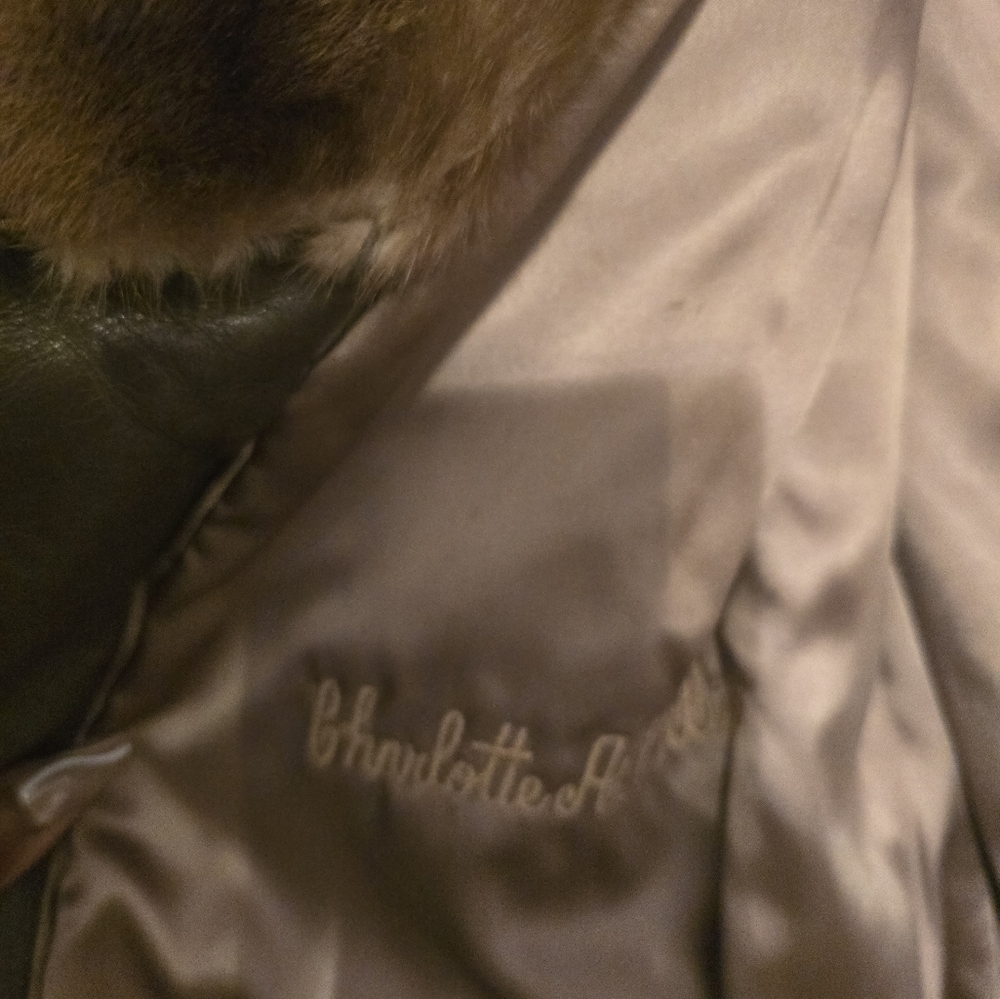 Brown mink real Fur Coat for Women - Picture 11 of 16